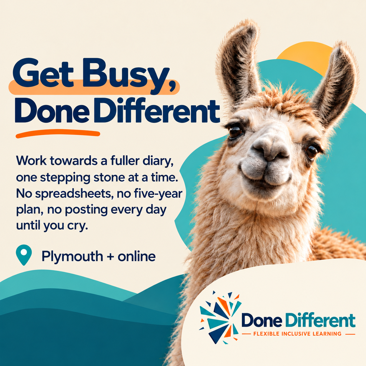Get Busy, Done Different